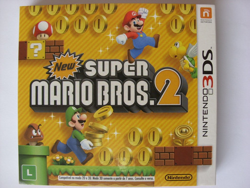 New Super Mario Bros 2 Nintendo 2ds 3ds  Lacrado Com Luva