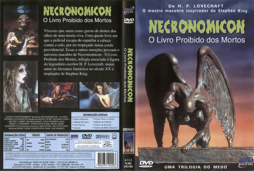 Necronomicon O Livro Proibido Dos Mortos Dvd Original Novo