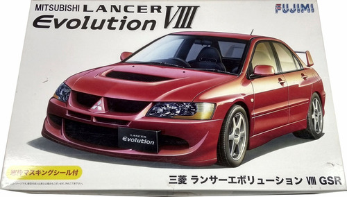 Fujimi Plastimodelismo Kit 1/24 Mitsubishi Lancer Evo Viii