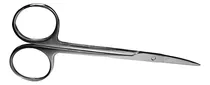 Comprar Tijera Iris Curva De 12 Cm Marca Hergom Silvery