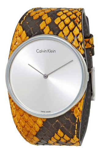Reloj Calvin Klein Para Mujer K5v231z6 Con Correa De Cuero