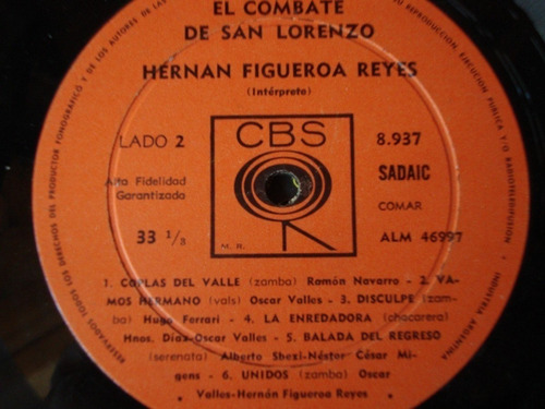 Sin Tapa Disco Hernan Figueroa Reyes Combate San Lorenzo F0