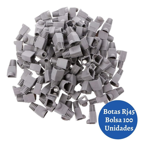 Bolsa 200 Botas Protectoras Conector Rj45 Cat5