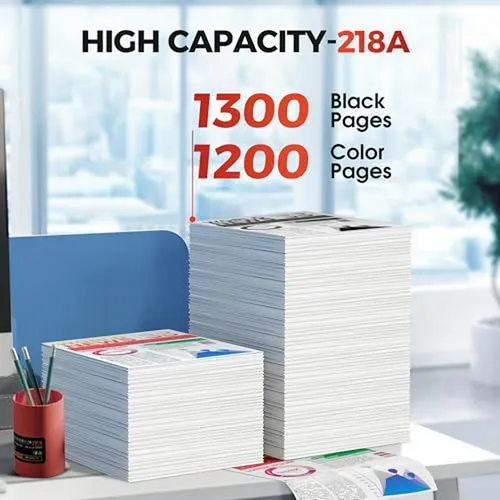 Pack De 4 Cartuchos De Tóner 218a 218x Para Hp - Sin Chip