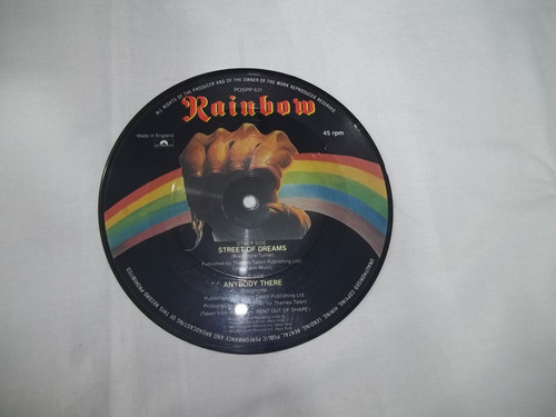 Vinil Compacto Picture - Rainbow - Street Of Dreams Anybody
