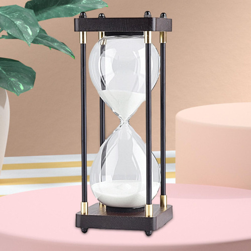 Temporizador De Arena De 30 Minutos, Reloj De Arena Blanco