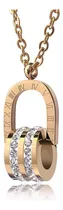 Comprar Collar Con Colgante, Collar Chapado En Oro Rosa De 18 Quilat