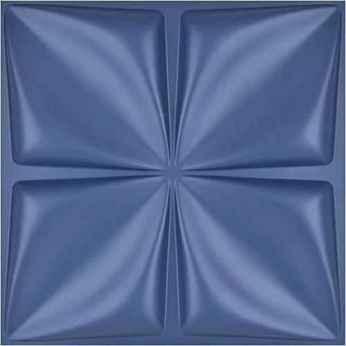 12 Paneles De Pared Decorativos Azul