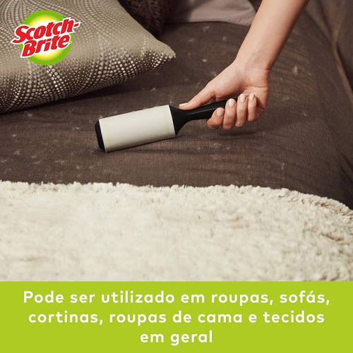 Rolo Adesivo Tira Pelos Scotch-Brite 100mm x 3,1m 21 Folhas