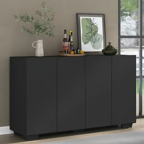 Buffet Aparador para Sala de Jantar Multimóveis MP1092 Preto
