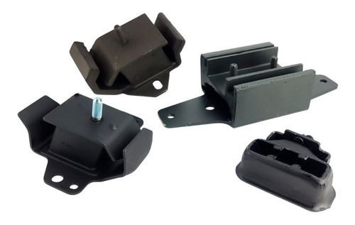 Kit 4 Coxim Motor E Cambio Frontier 2.8 Mwm 2004, 2005