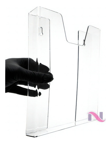 Display Porta Folha Prontuário De Parede A4 Até 100 Folhas, Sikin Transparente