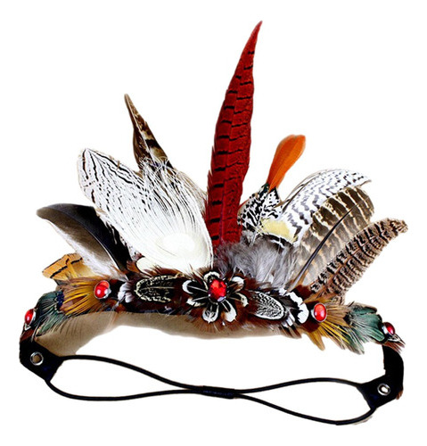 Diadema De Plumas Con Forma De Diadema Para Niños [u]