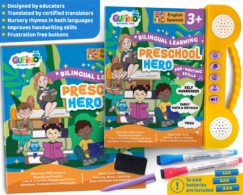 Cuaderno De Actividades De Aprendizaje Preescolar | Gufino B