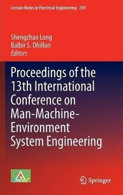 Proceedings Of The 13th International Conference On Man-m...