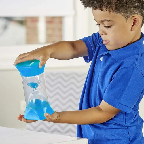 Cronómetro Visual Sand Timer Hand2mind Jumbo De 1 Minuto Par