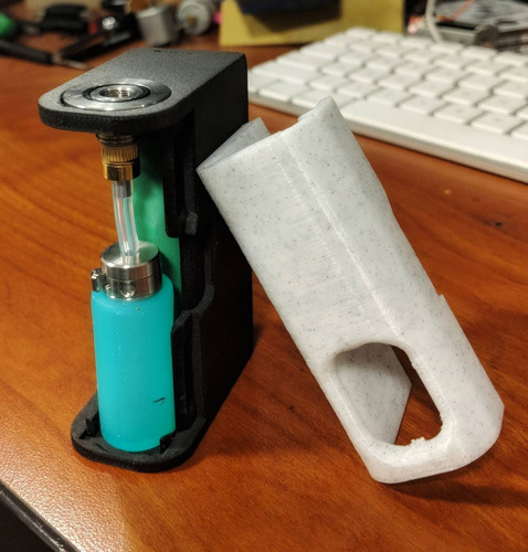 Escultura De Mod Sq1 Squonk - Potente Con Dna 75 Y Bater