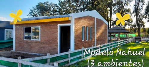 Casa 2 Dorm Totalmente En Ladrillos Construcción Tradicional