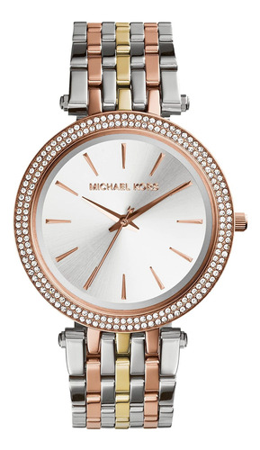 Reloj Mujer Michael Kors Mk3203 Cuarzo Pulso En Acero