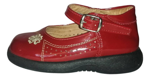 Zapato Charol Niña N°24 Rojo Impecables