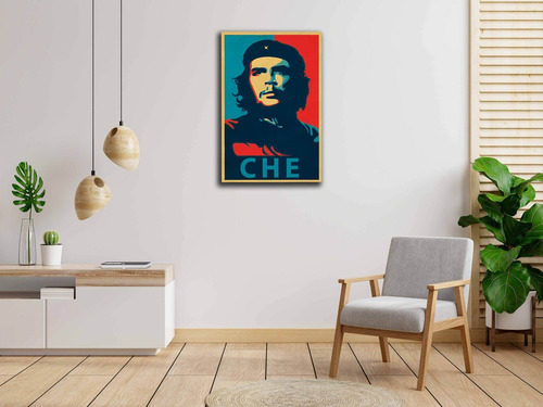 Imagen 3 de 3 de Cuadro Decorativo 50x30 Cms Che