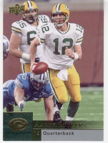 2009 Upper Deck Aaron Rodgers Green Bay Packers Qb