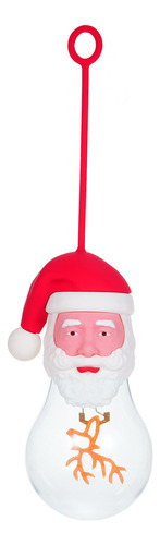 10 Bombillas Recargables Con Colgante De Papá Noel.