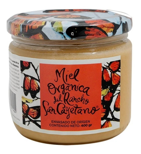 Miel De Abeja Organica Rancho San Cayetano 400 Gr