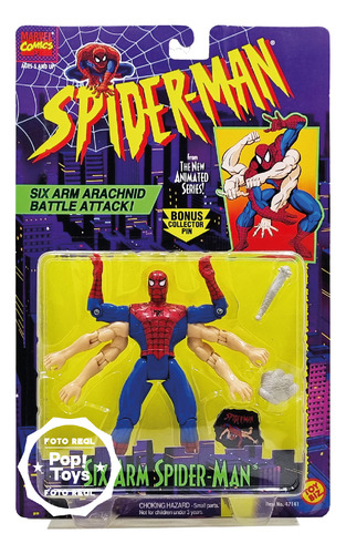 Toy Biz 1994 - The New Animated Series - Six Arm Spider-man