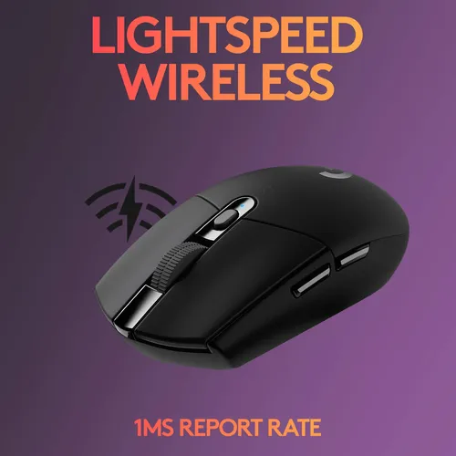 Mouse Inalámbrico Para Juegos Logitech G305 Lightspeed Black