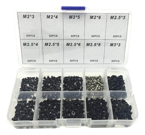 Q 500 Piezas Kit De Tornillos For Computadora Licencia Base
