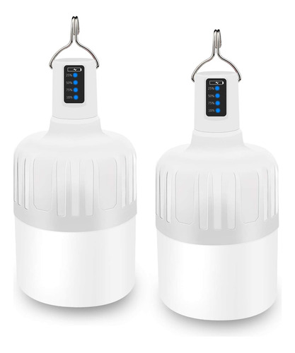 2 Pack Led Camping Lantern Rechargeable,3 Mode 2000 Lumens C