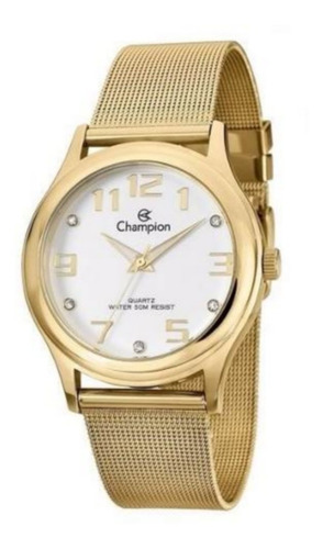 Relógio Champion Feminino Dourado - Cn29007w