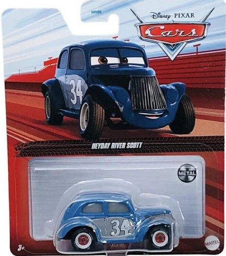 Cars - Heyday River Scott - De Metal - Original Mattel -