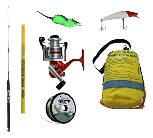 Kit De Pesca Ideal Para Pesca En Kayac!