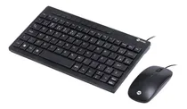 Comprar Kit Mini Teclado E Mouse Usb Corp Flat - Teclas Chocolate - Cor do mouse Preto Cor do teclado Preto
