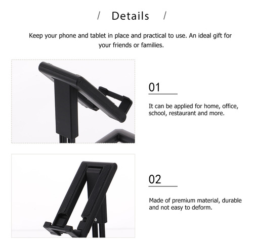 1 Unidade Creative Dobrable Desktop Phone Tablet Storage Rac