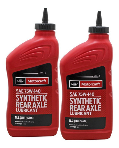 Kit 2 Botella Aceite Transmision Estandar Sintetico 75w140