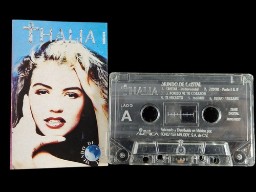 Thalía Cassette Mundo De Cristal 