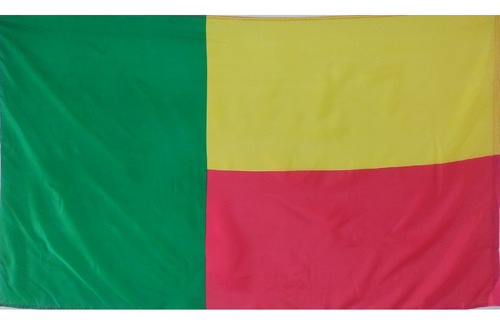 Bandera Benin ( Tamaño 90x150cms) Doble Faz 100% Polyester