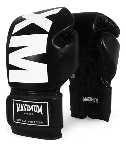 Luva De Boxe E Muay Thai Mxm Preta - Maximum Original