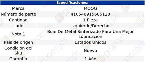 Par Terminales Interiores G10 Van 71 Al 72 Moog