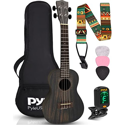 Kit De Ukelele De Concierto De Caoba De 23 Pulgadas - P...