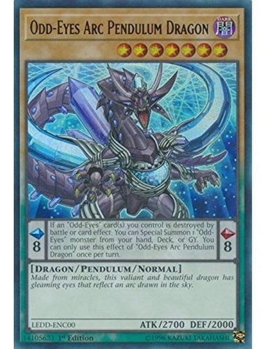 Yugioh Odd-eyes Arc Pendulum Dragon - Ledd-enc00 - Ultra Rar