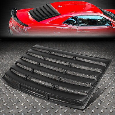 For 10-15 Chevy Camaro Coupe Glossy Rear Window Louver  Spd1