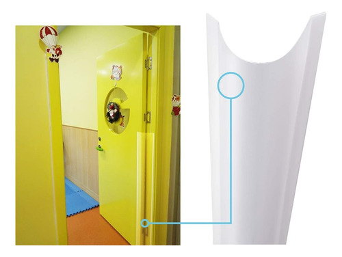 Protector De Pellizco Para Puerta Juego De 2 Piezas