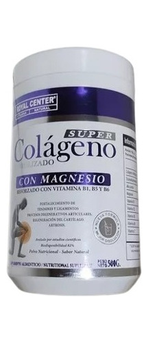 Colageno Hidrolizo Con Magensio Mayor Flexibilidad 500grs