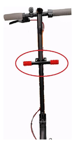 Monopatín Para Niños Con Manillar Seguro Para Scooter Rojo