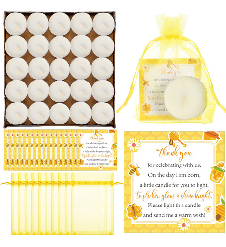 50 Sets Tema De Abejas Los Favores De Fiesta De Baby Shower