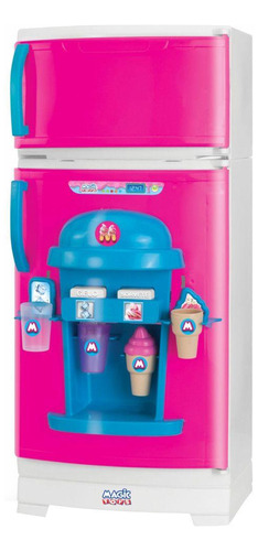 Geladeira Gelato Magic Toys 7058 Com Freezer E Acessórios